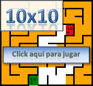 Laberinto de 10x10 click aqui para jugar Laberinto de 10x10 click aqui para jugar