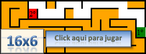 Laberinto de 16x6 click aqui para jugar Laberinto de 16x6 click aqui para jugar
