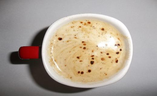 Imagen Taza de caf con espuma, click para jugar