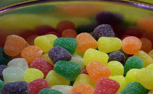 Imagen Golosinas dulces de colores, click para jugar