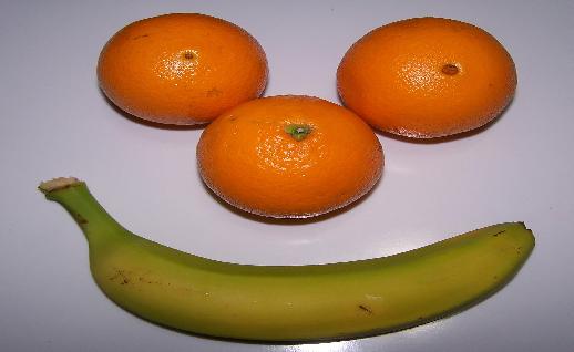 Imagen Naranjas y banana, click para jugar